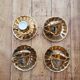 Vintage golden porcelain cups