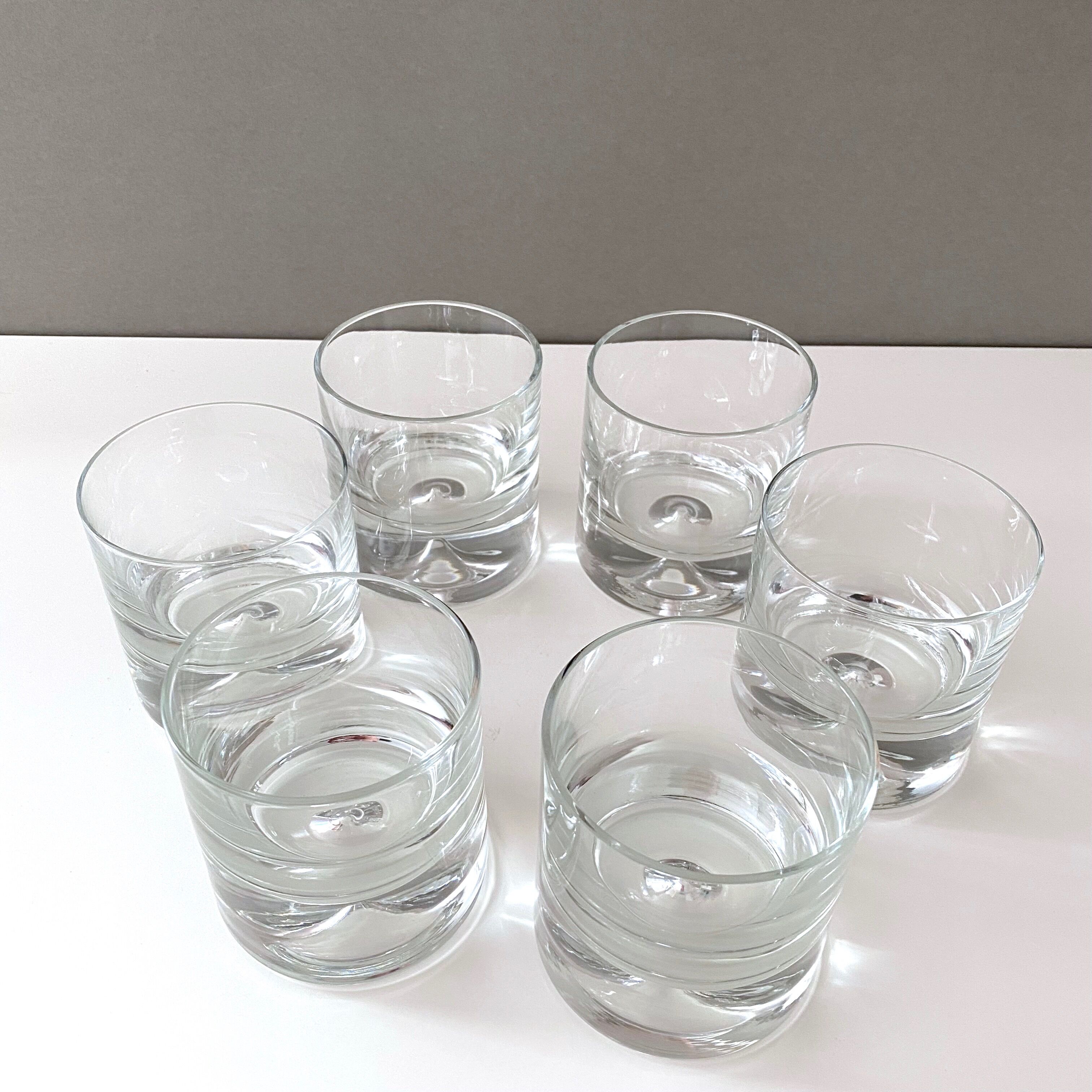 Vintage Glasses Whiskey, Bourbon, Mid Century Bar, design scandinave