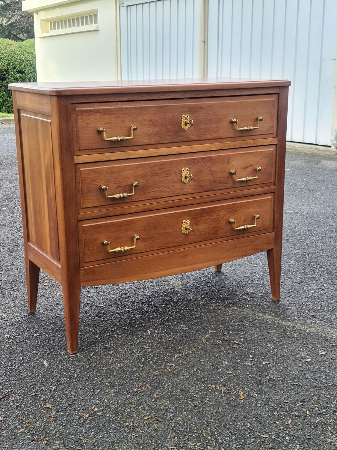 Carpenter's chest of drawers 1950 Louis XVI style
