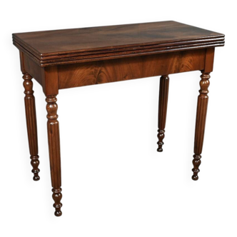 Table à Jeux en Acajou, époque Louis-Philippe – 2ème partie XIXe