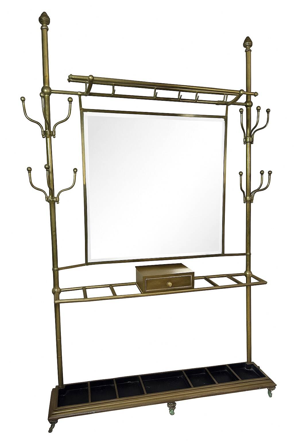 Grande patère 1900 en laiton