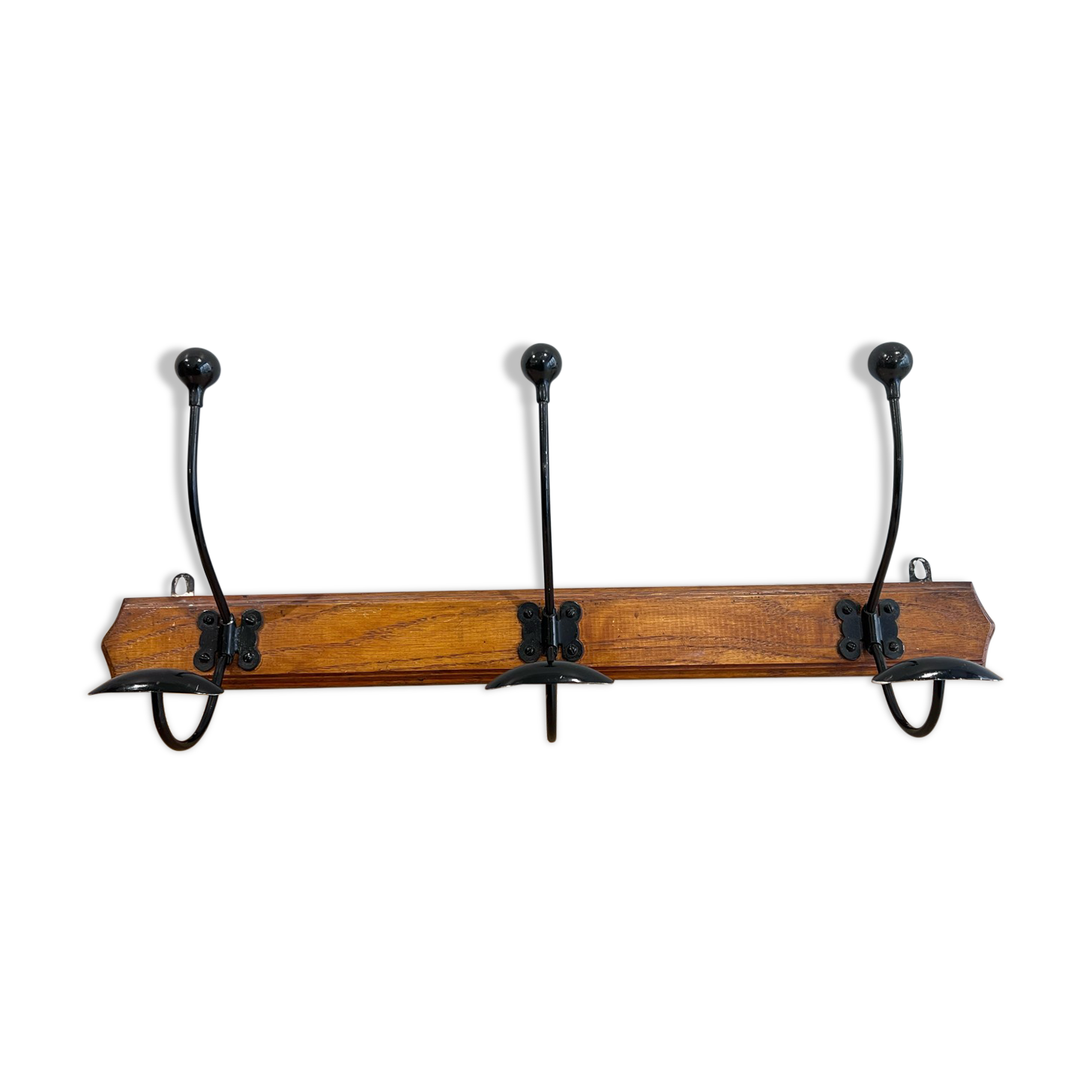 Wood and metal hooks