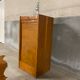industrial furniture notary binder has vintage J-B curtain 1960S