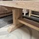 Monastery table in solid oak with extensions.