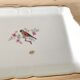 Plat à cake porcelaine vintage