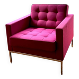 Florence Knoll fabric armchair