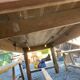 Farm table with benches