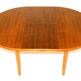 Teak and beech dining table, Sweden, 1960