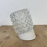 Vintage White Porcelain Wall Light, 1970s