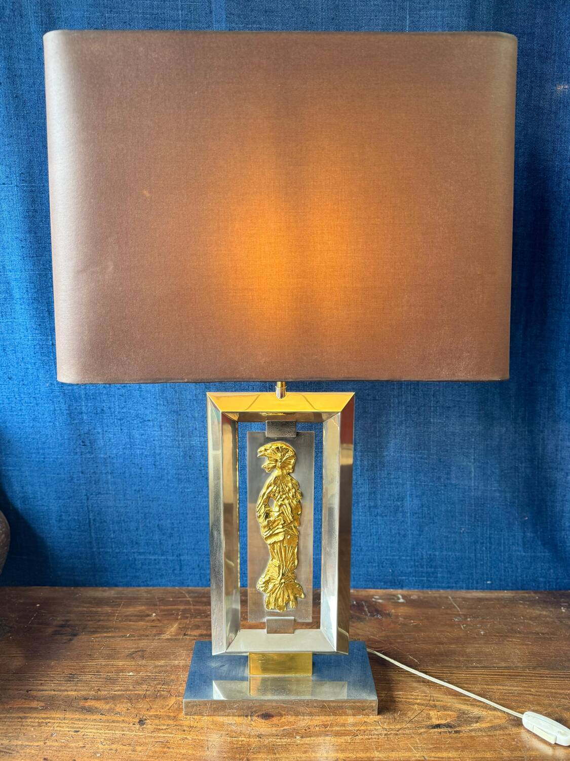 Vintage table lamp by Maison Baguès. 1970s.