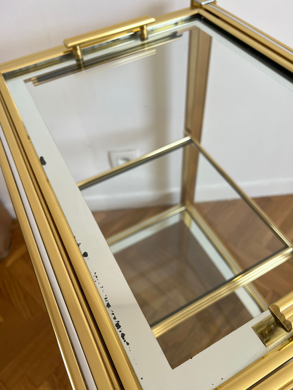 Hollywood Regency trolley 1970s