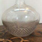 French carafe made of chiseled glass