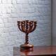 Midcentury Teak Candleholder for 7 candles, 1960s Denmark