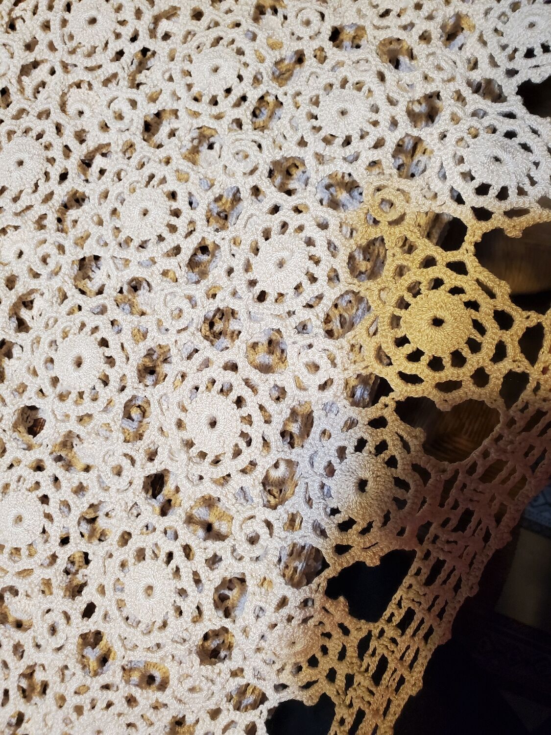 Embroidered tablecloth