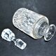 Carafe - Saint-Louis crystal toilet bottle, cut Massenet model