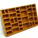 Shelf for figurines vintage display from the 70s