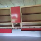 Red formica buffet