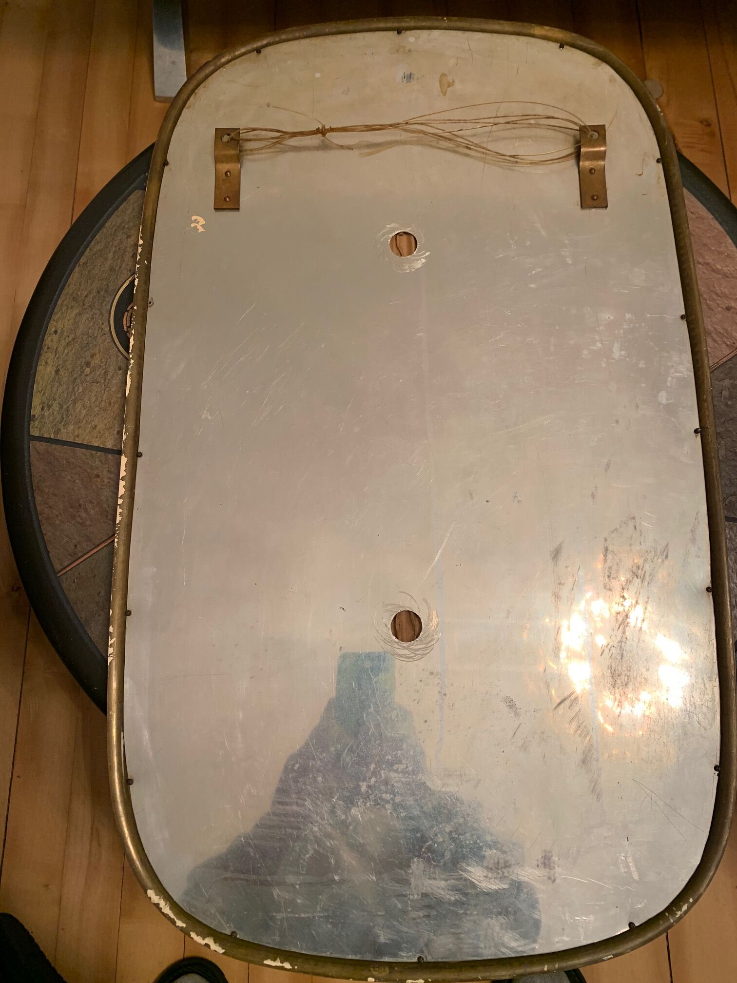 Mirror, Italy, 1950s 44x72cm