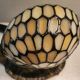 Lampe escargot en vitrail, style Tiffany, Honsel leuchten