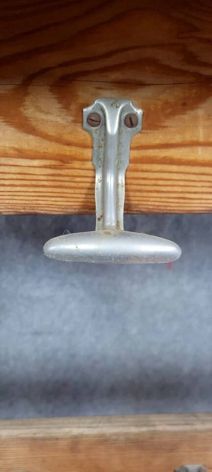 Art Deco school coat rack circa 1940