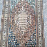 Tapis d'orient persan ancien fait main mazlahan 1,9 x 1,3 m