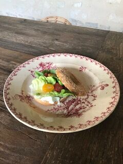 Dish Terre de fer model chardons