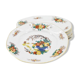 Lot 6 assiettes à dessert wg limoges