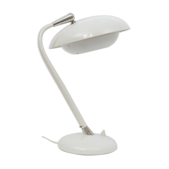 Lampe de table blanche italienne, Stilnovo années 1950