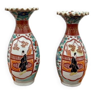 Vases colliers en porcelaine japonaise (2)