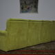 Canapé modulaire en velours côtelé vert, années 1970