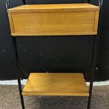 Vintage bedside table by Jacques Hitier – 1950s