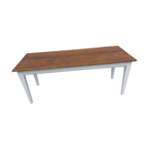 Table de ferme relookée