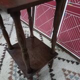 Vintage 2-tier pedestal table