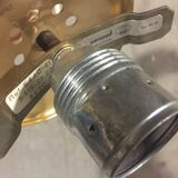 Suspension parscot en laiton et verre opaline  1960