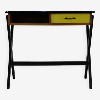 Mid century wooden desk by Coen de Vries for Devo Holland