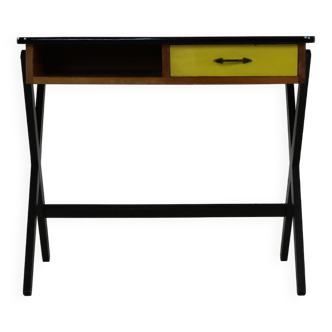 Mid century wooden desk by Coen de Vries for Devo Holland