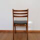 6 chaises scandiaves hêtre skaï