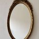 Vintage Oval Gilt Mirror