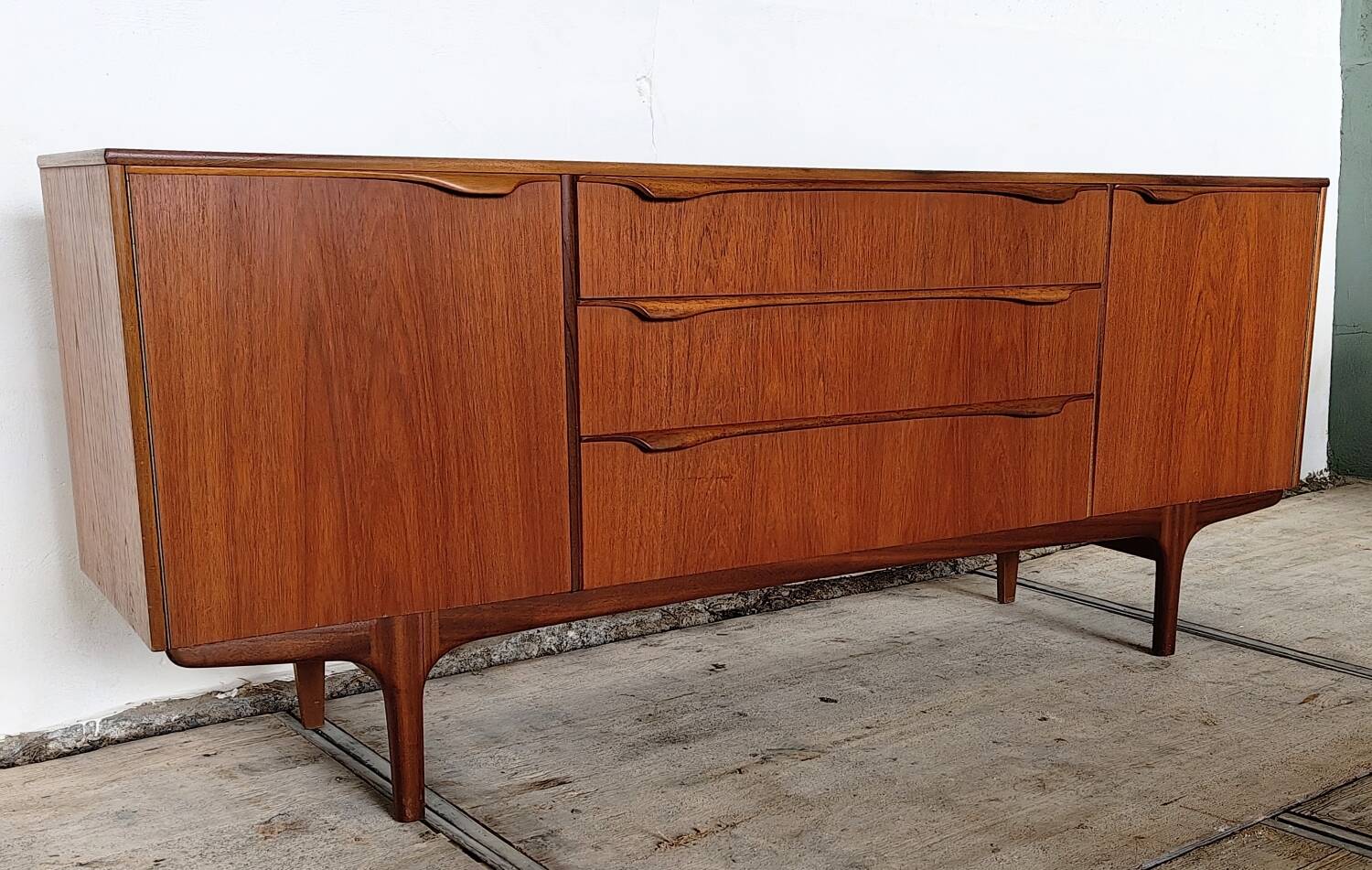 Scandinavian style teak sideboard from the 60s
