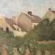 André Meaux Saint-Marc "rural landscape" Oil on canvas signed