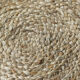 Round jute carpet