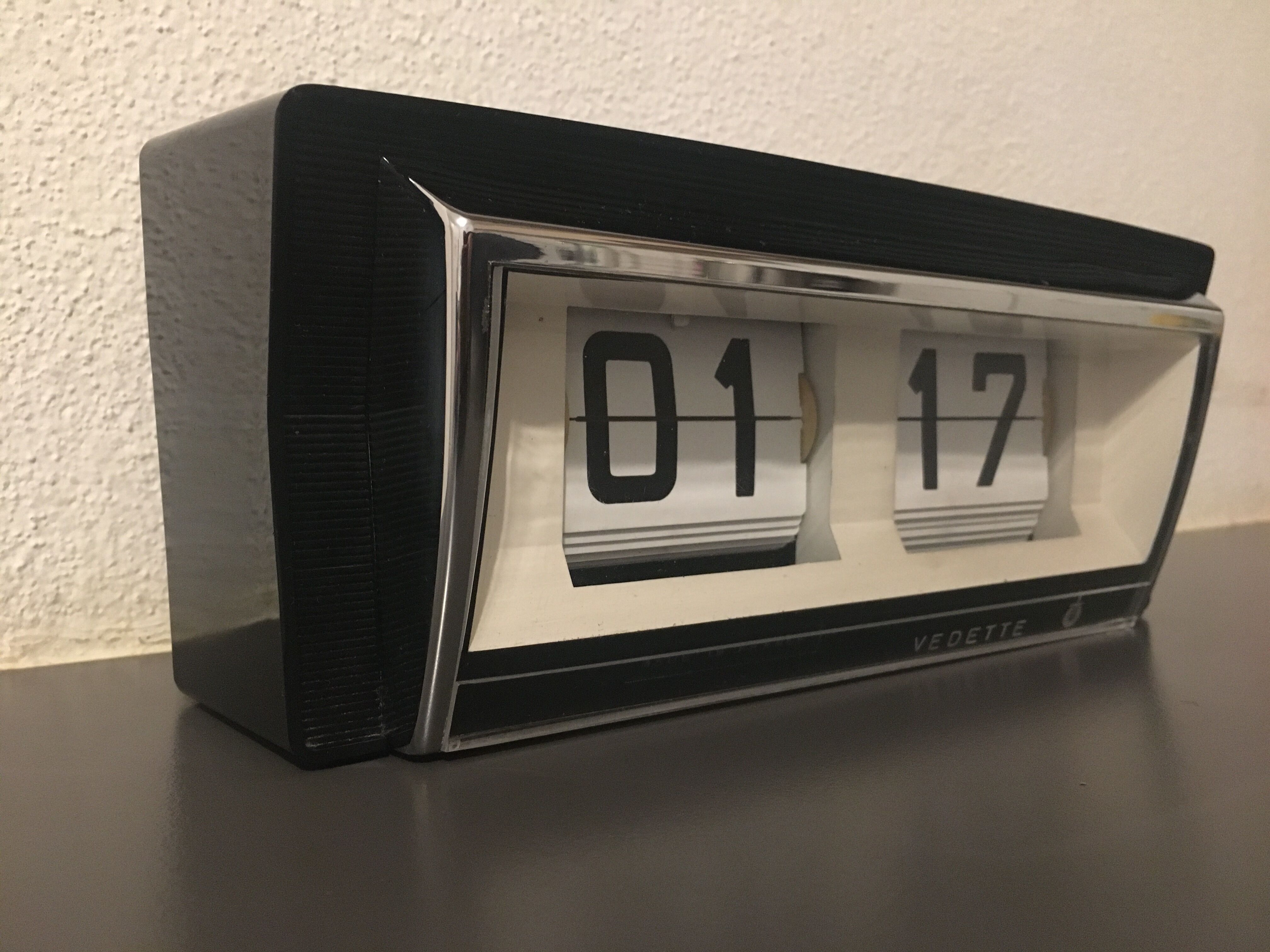 Vintage wicket clock Flip Flop Lamelles