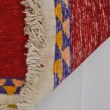 Vintage Handmade Angora Wool Rug sku 1670