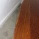 Scandinavian extendable round dining table in teak