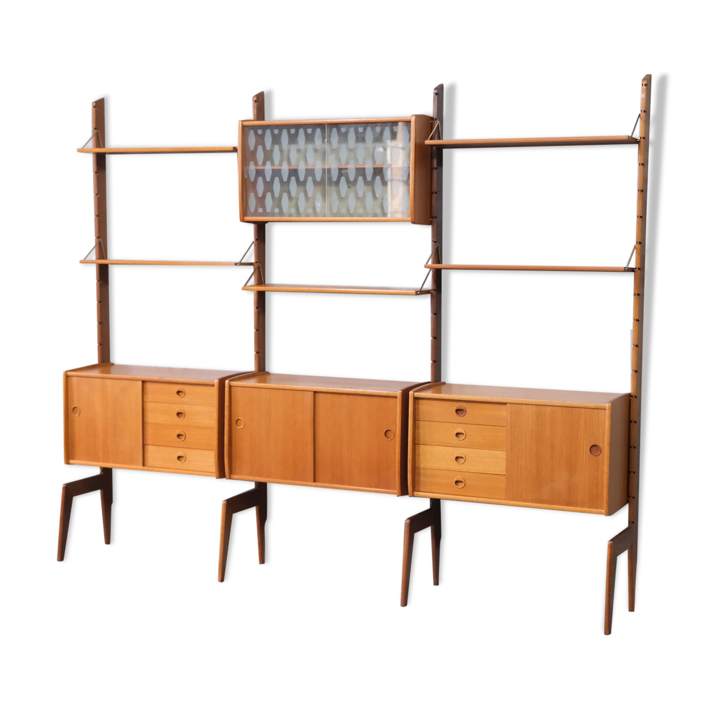 Mid Century Wall Unit by John Texmon, 1960's, Norway