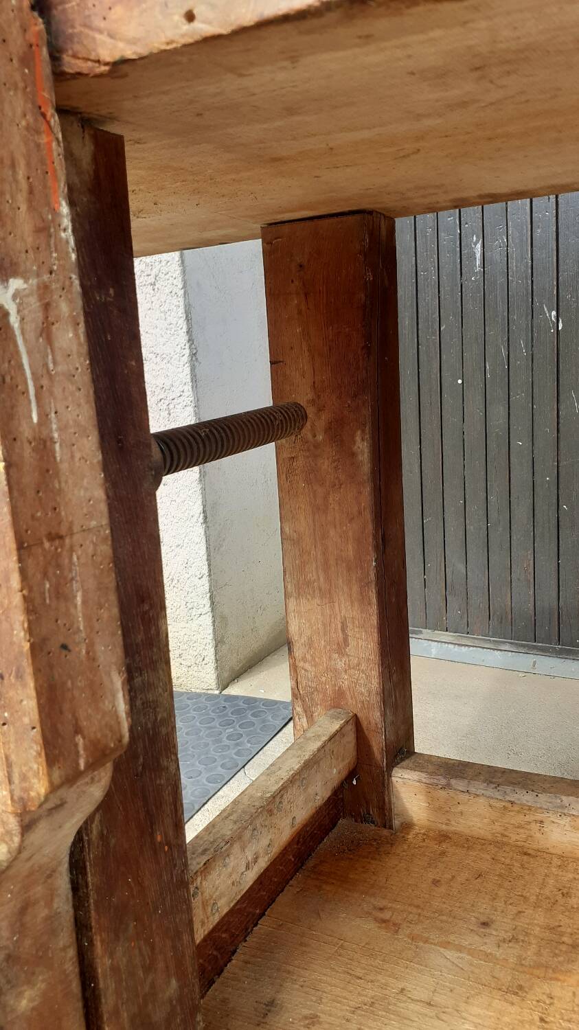 Établi menuisier en bois