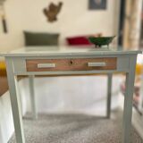 Bureau en bois peint