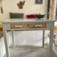 Painted wooden desk
