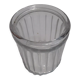 Glass jam jar h9cm