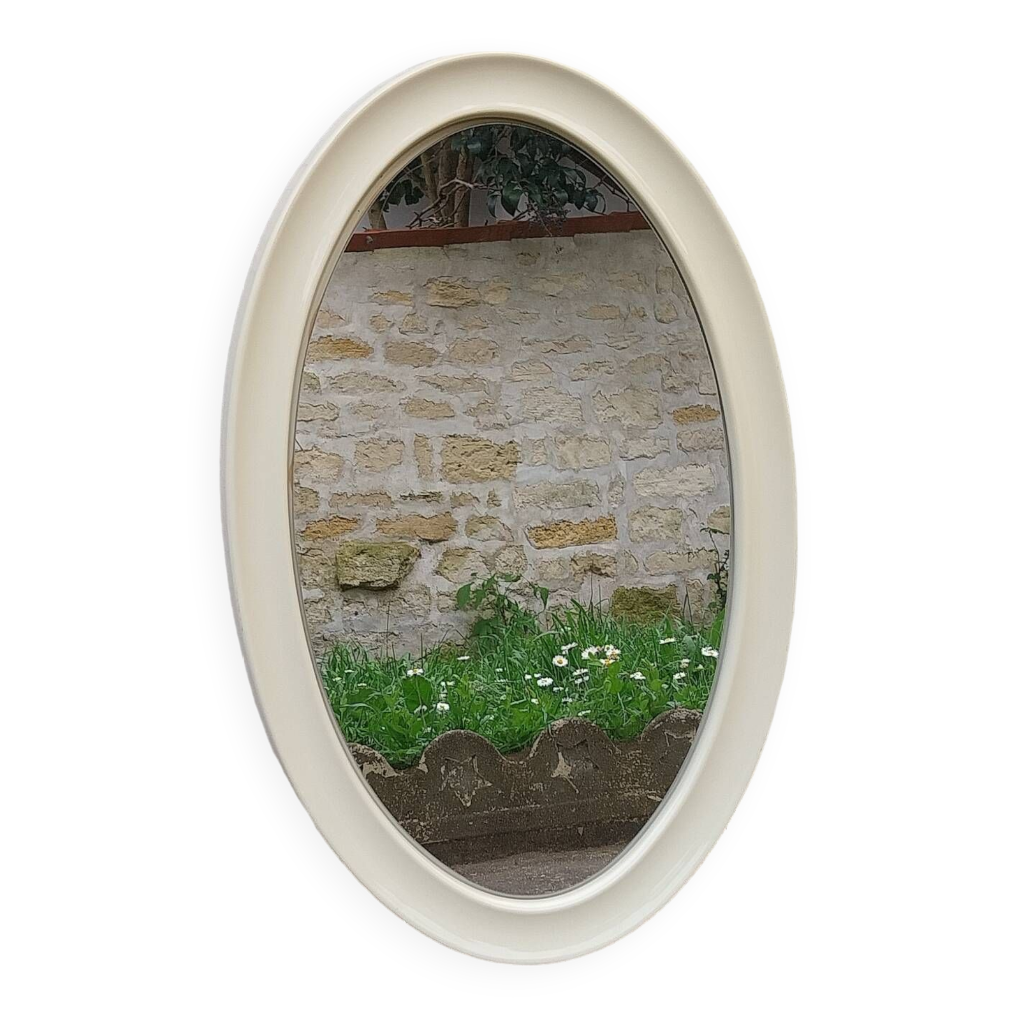 Oval mirror from the 70s